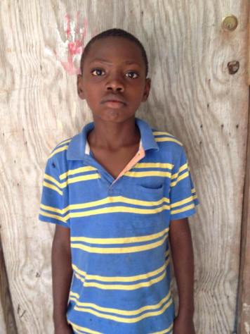 Shinatti Motisse is 11 and is in grade 4. His parents are unable to send him to school.